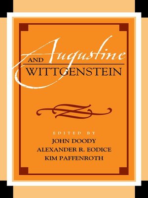 cover image of Augustine and Wittgenstein
